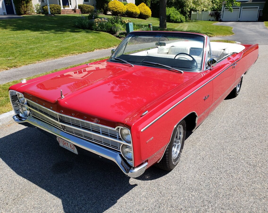 1967 Plymouth Fury III Convertible 4 SPEED for sale in Hanover, MA
