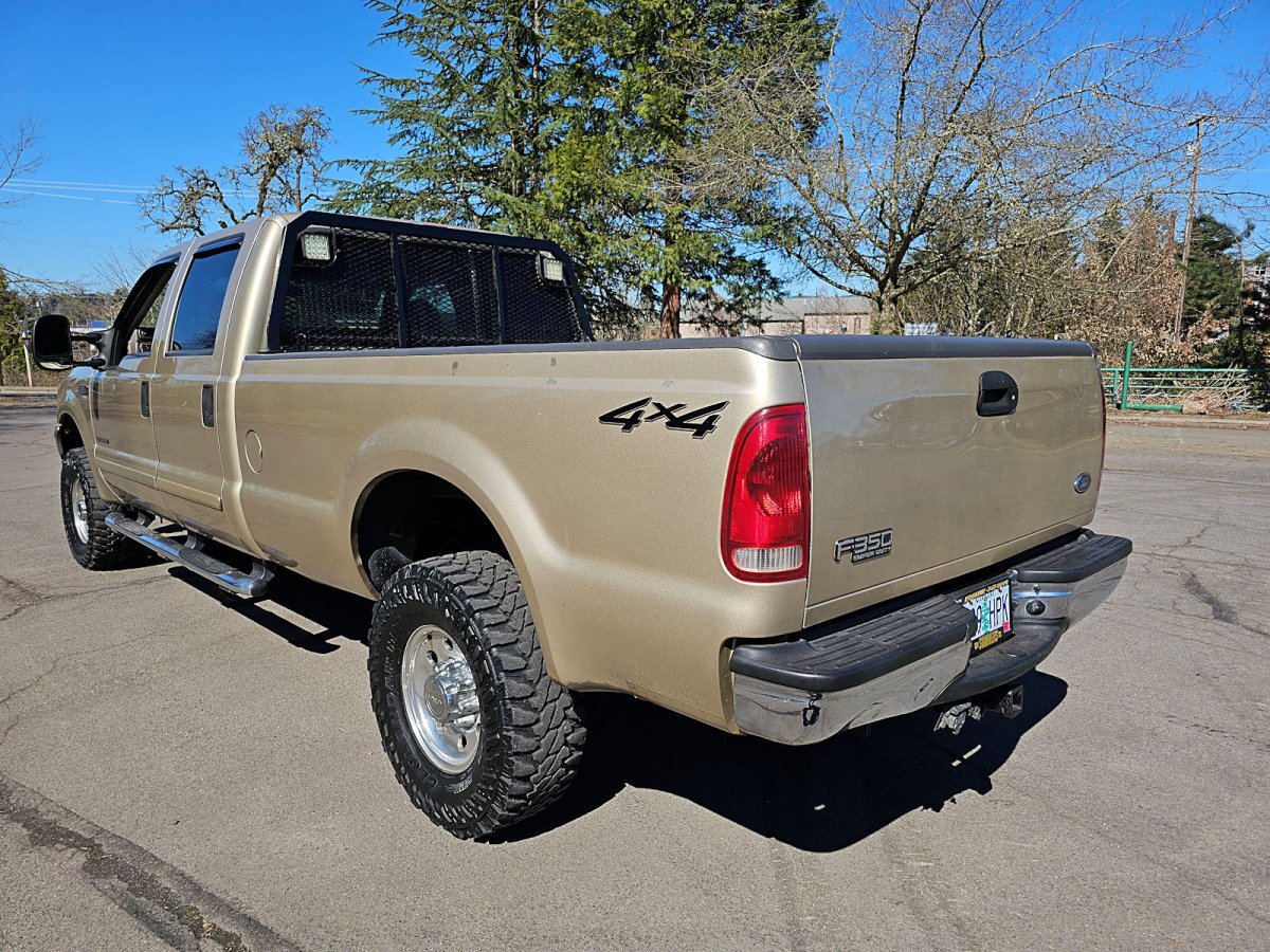 2001 FORD F-350 SD XLT CREW CAB LONG BED 4WD 7.3L DIESEL 6-SPEED MANUAL - Photo 9