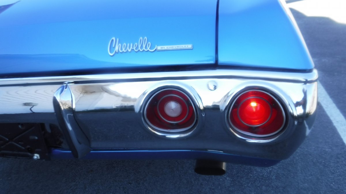 1972 CHEVROLET CHEVELLE SPORT COUPE 430HP, AUTO MULSANNE BLUE 430 HP CRATE MOTOR, AUTO, 342 REAR - Photo 