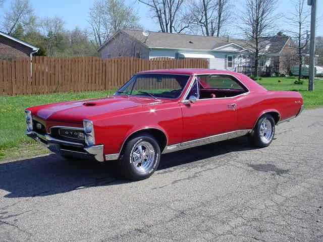 1967 PONTIAC GTO TRI POWER COUPE RED, TRI POWER, AUTO in Milford, OH