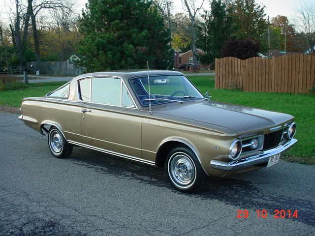 1965 PLYMOUTH BARRACUDA SPORT COUPE V8, FACTORY 4 SPEED - Photo 