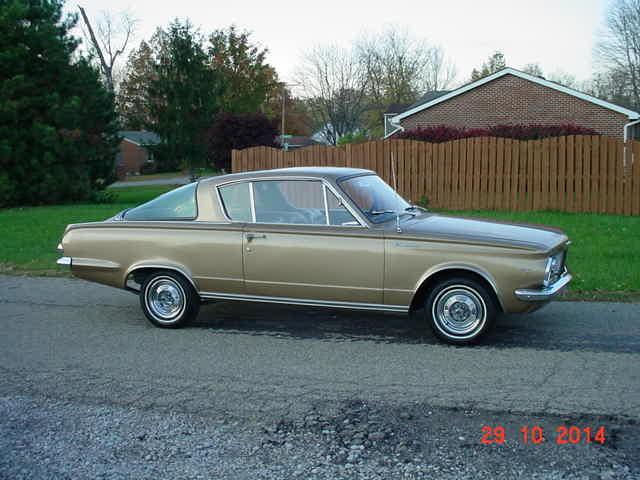 1965 PLYMOUTH BARRACUDA SPORT COUPE V8, FACTORY 4 SPEED - Photo 