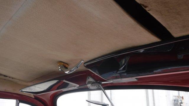 1957 VOLKSWAGEN BEETLE SUN SHADE TURN SIGNALS RARE CORAL RED FINISH - Photo 