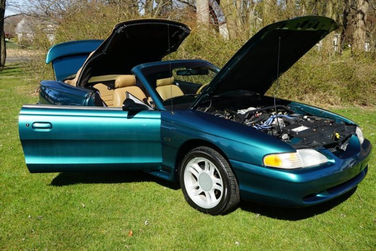 1996 Ford MUSTANG GT CONVERTIBLE MAGNIFICENT GARAGE KEPT COND, 65,560 PAMPERED MILES MECH&COSMETICALLY ++++