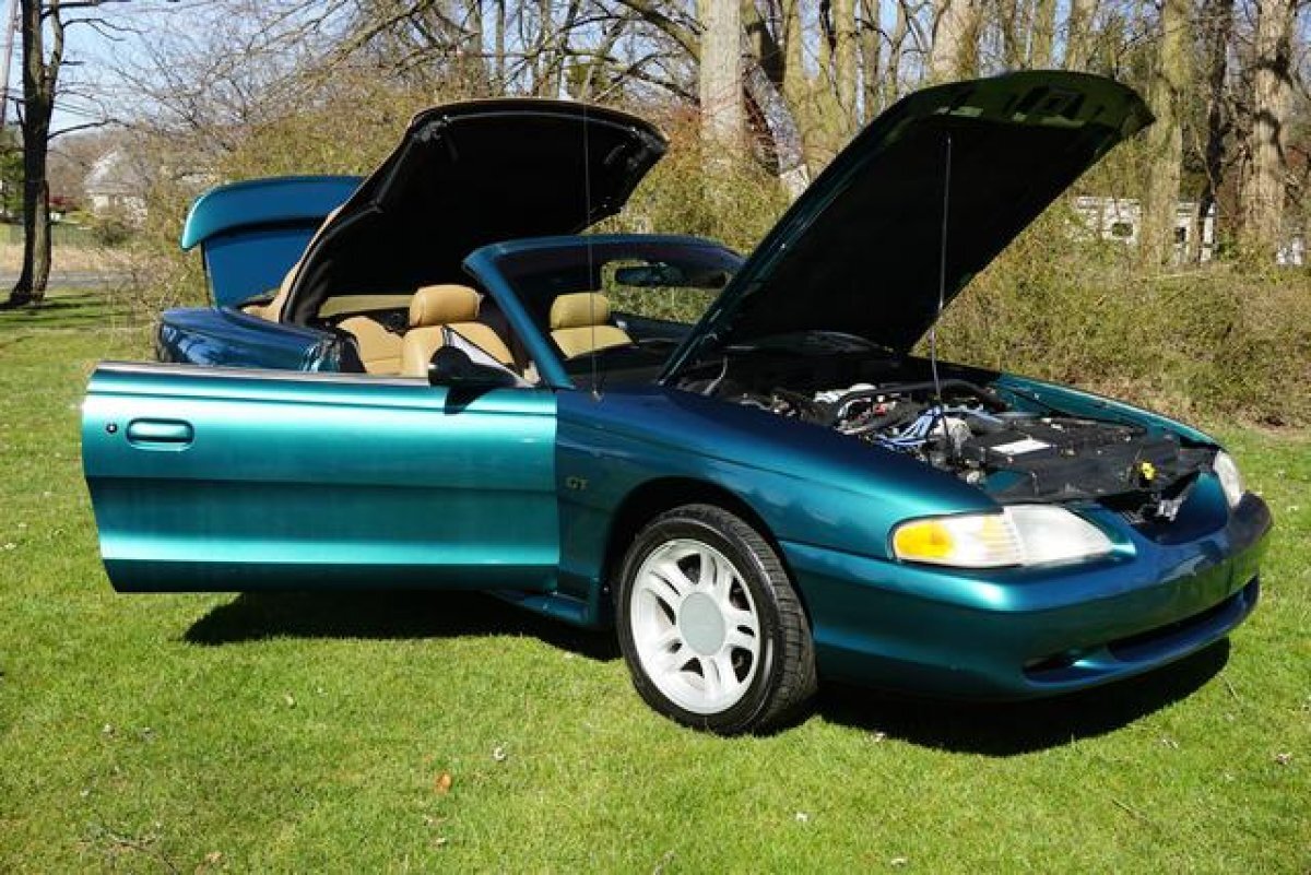 1996 Ford MUSTANG GT CONVERTIBLE MAGNIFICENT GARAGE KEPT COND, 65,560 PAMPERED MILES MECH&COSMETICALLY ++++ - Photo 40