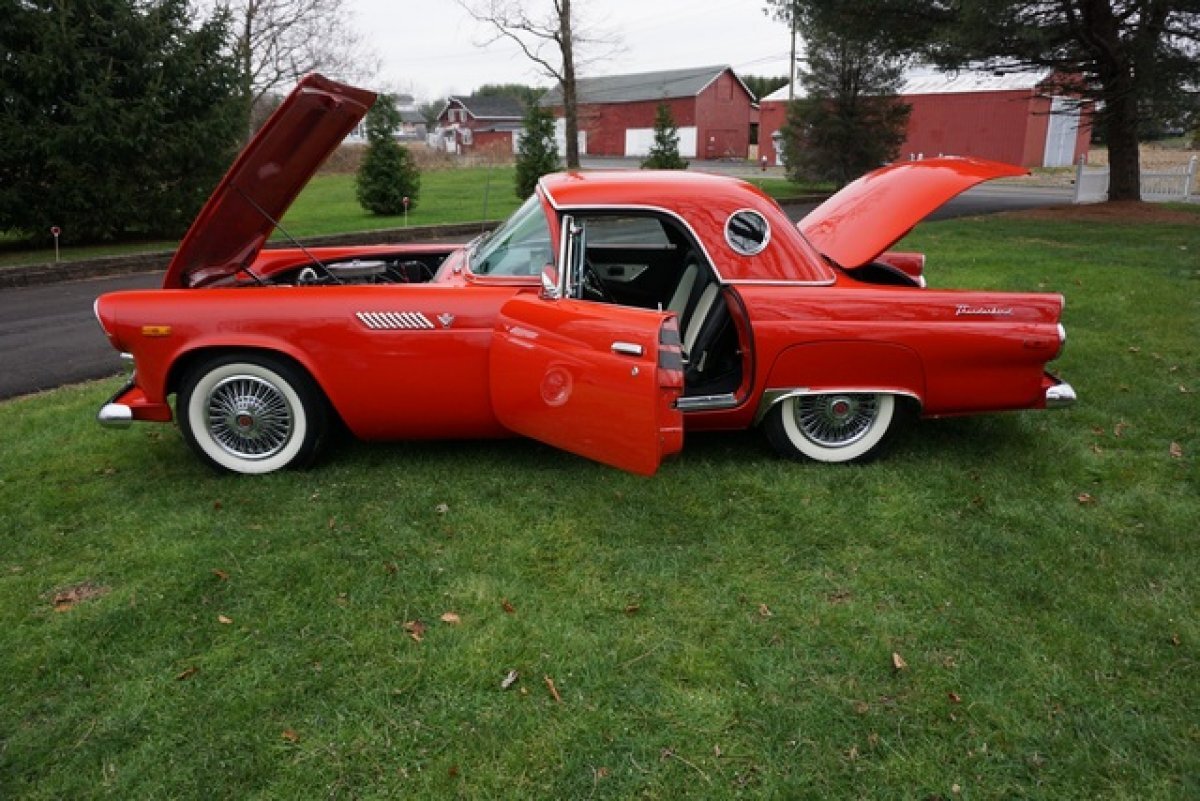 1955 FORD thunderbird REPLICA EXTREMELY AUTHENTIC IN&OUT NEW JASPER V8 ENG C6 AUTO TRANS A/C & MUCH MORE for sale in Monroe Twp, NJ
