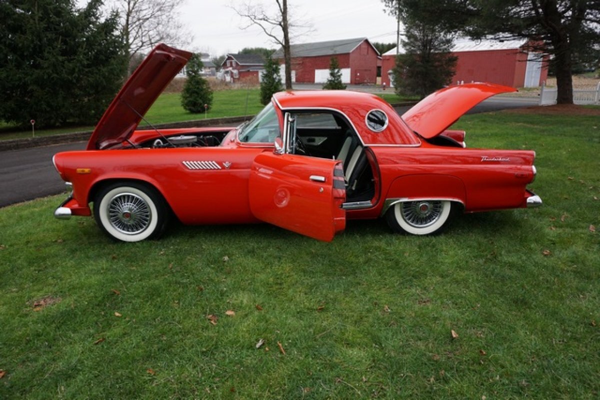 1955 FORD thunderbird REPLICA EXTREMELY AUTHENTIC IN&OUT NEW JASPER V8 ENG C6 AUTO TRANS A/C & MUCH MORE - Photo 39