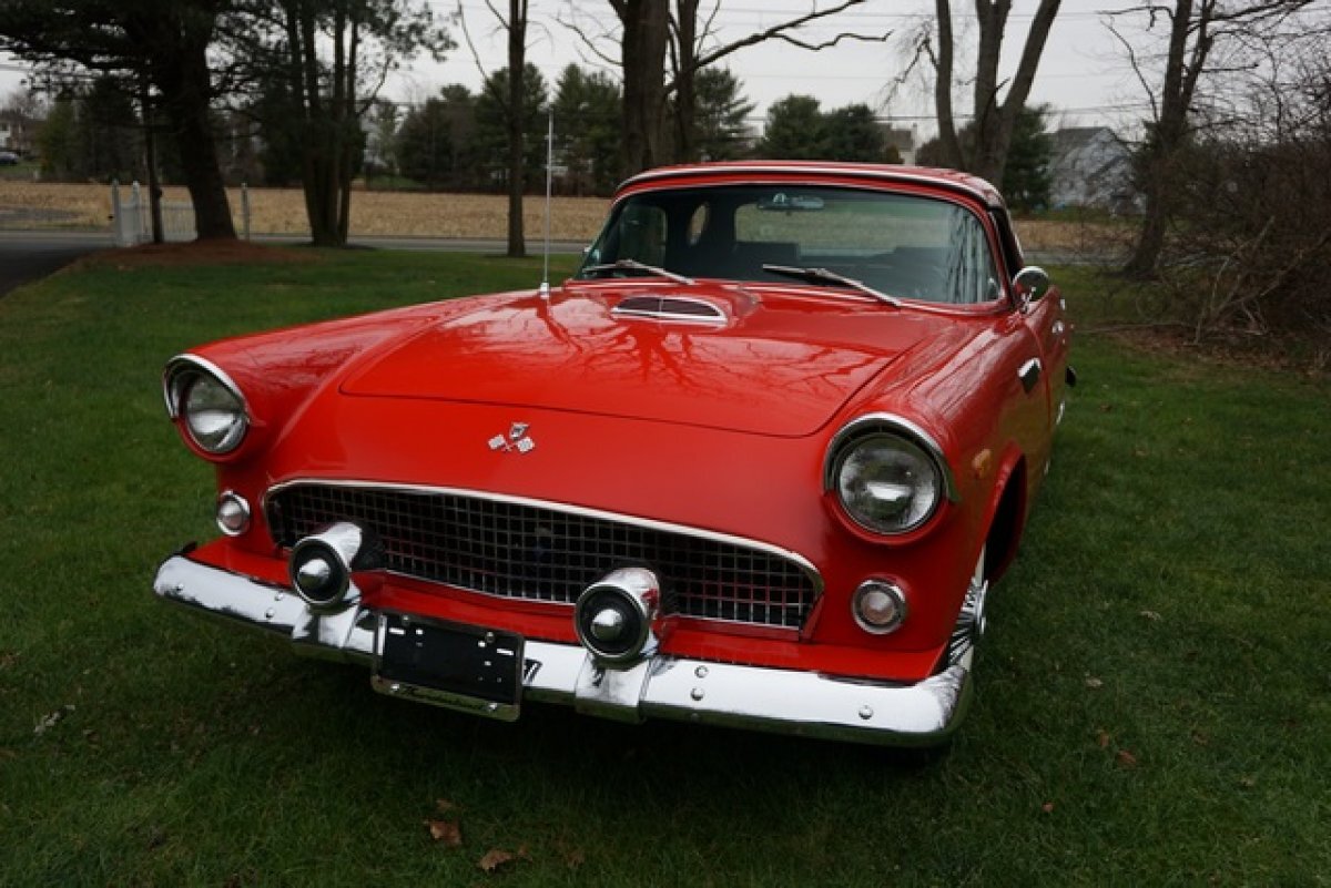 1955 FORD thunderbird REPLICA EXTREMELY AUTHENTIC IN&OUT NEW JASPER V8 ENG C6 AUTO TRANS A/C & MUCH MORE - Photo 4