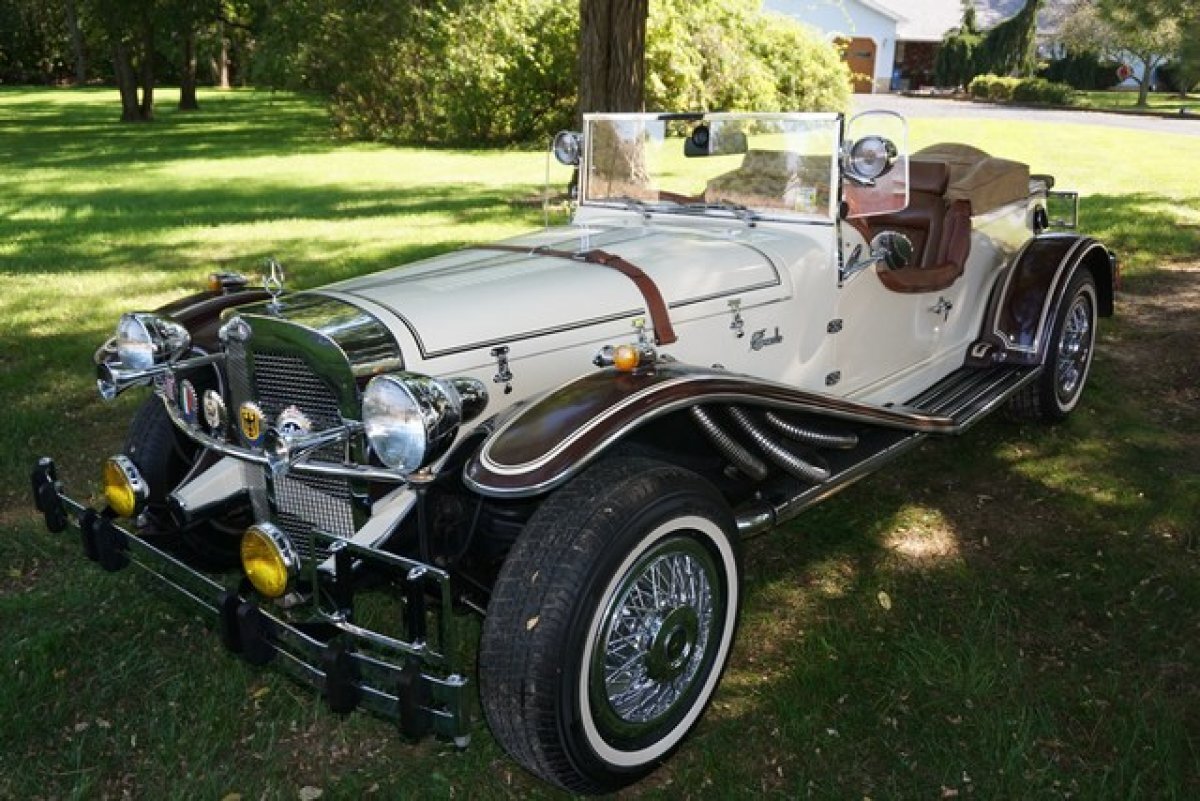 1929 Mercedes-Benz SSK REPLICA JUDGED 1 0F THE BEST 10 IN THE USA RARE V6 ENGINE AUTO TRANS POWER STEER DISC BRAKES  GEOUGEOUS - Photo 2