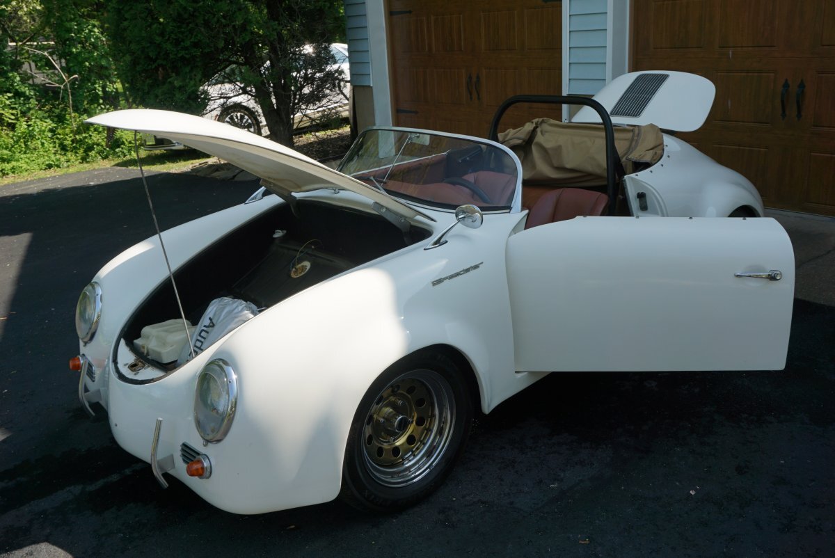 1956 PORSCHE 356 SPEEDSTER REPLICA CALIFORNIA VERSION 2 CARB ENGINE DISC BRAKES TOP SIDE CURTAINS & MUCH MORE - Photo 5