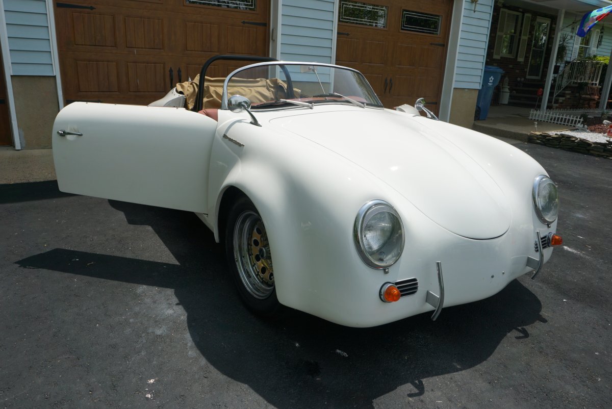 1956 PORSCHE 356 SPEEDSTER REPLICA CALIFORNIA VERSION 2 CARB ENGINE DISC BRAKES TOP SIDE CURTAINS & MUCH MORE - Photo 13