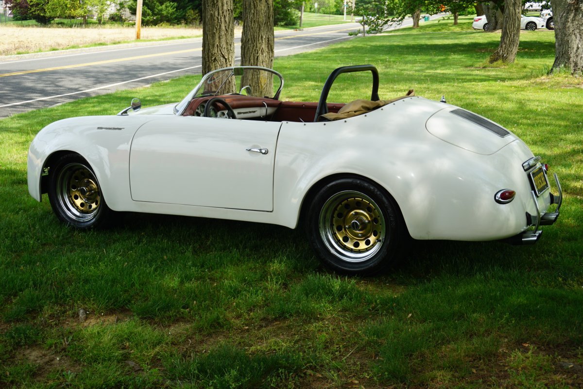 1956 PORSCHE 356 SPEEDSTER REPLICA CALIFORNIA VERSION 2 CARB ENGINE DISC BRAKES TOP SIDE CURTAINS & MUCH MORE - Photo 17