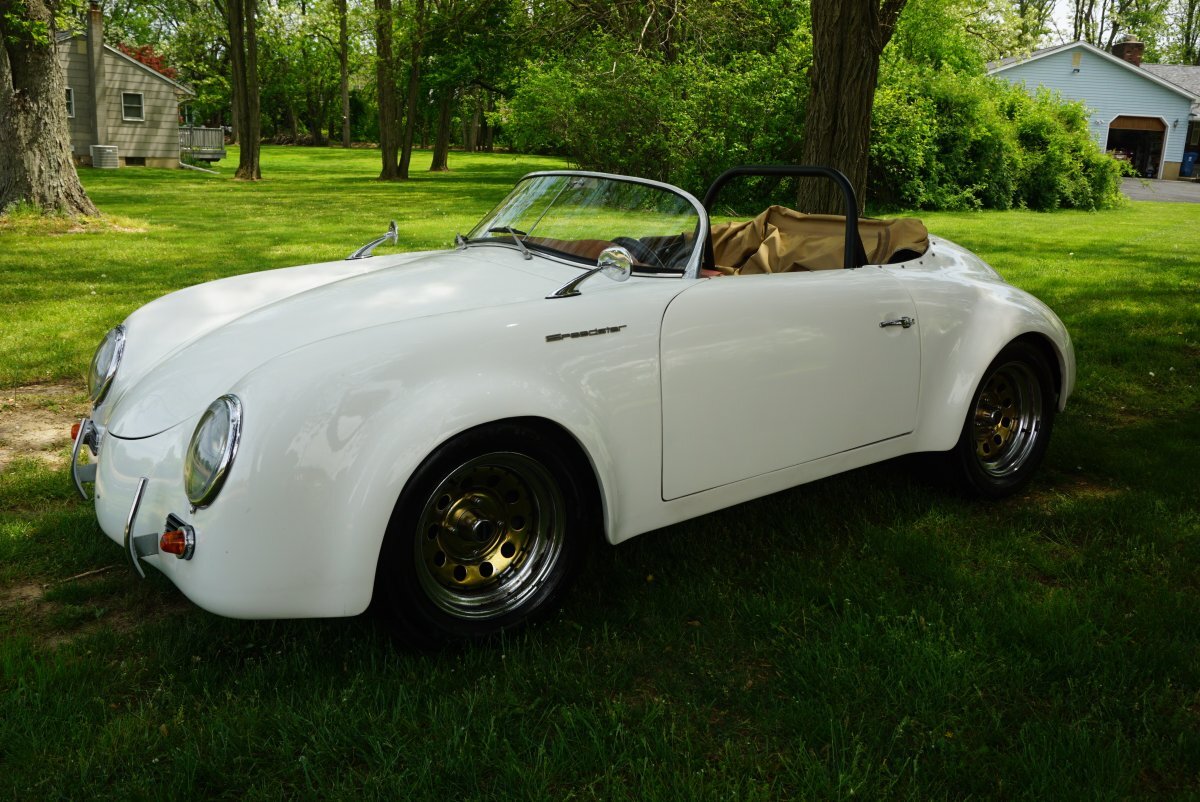 1956 PORSCHE 356 SPEEDSTER REPLICA CALIFORNIA VERSION 2 CARB ENGINE DISC BRAKES TOP SIDE CURTAINS & MUCH MORE - Photo 18